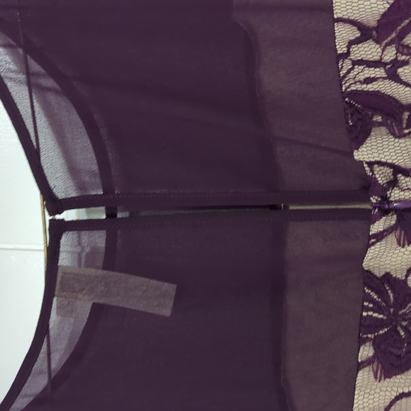 ⭐NWT NY Julian Taylor lace plum dress - Picture 8 of 9